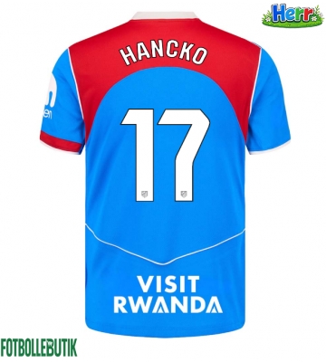 Atletico Madrid David Hancko #17 Tredje Tröja 2025-26 Kortärmad